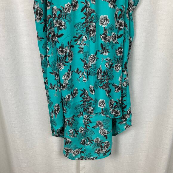 Torrid Teal Green Floral Cami Tank Sz.2 - Picture 5 of 11